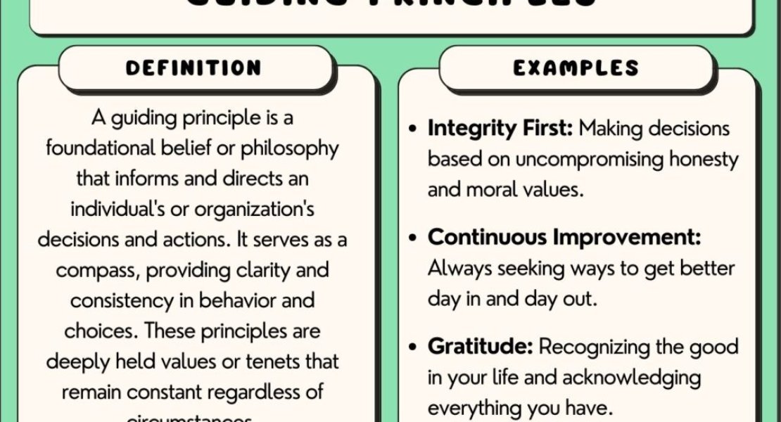 Background image of guiding principle explanation.